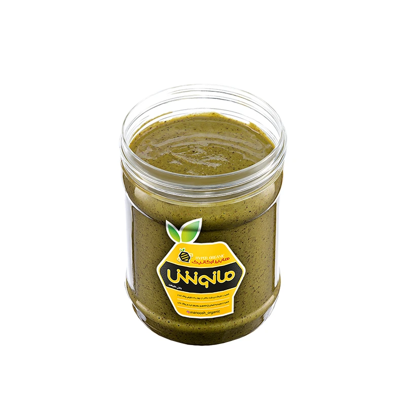 کره پسته خالص مانوش حجم 350 گرم کره پسته خالص مانوش حجم 350 گرم