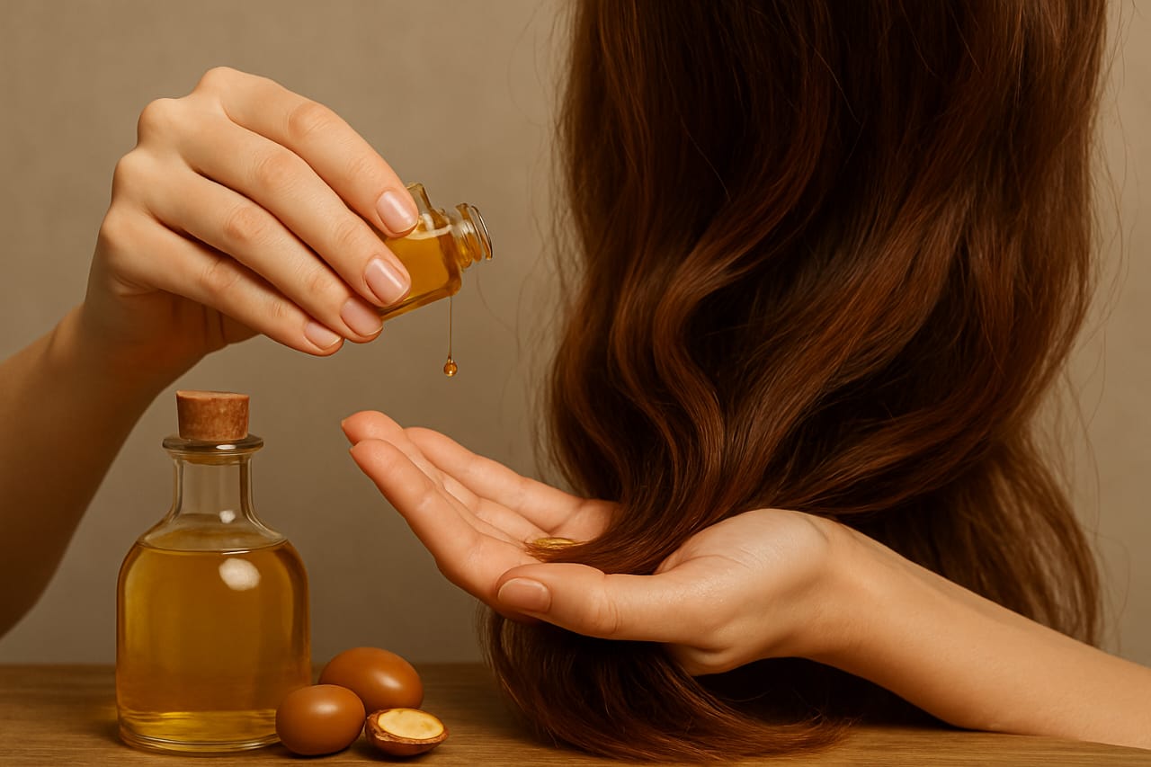 روغن آرگان برای مو مانوش ارگانیک