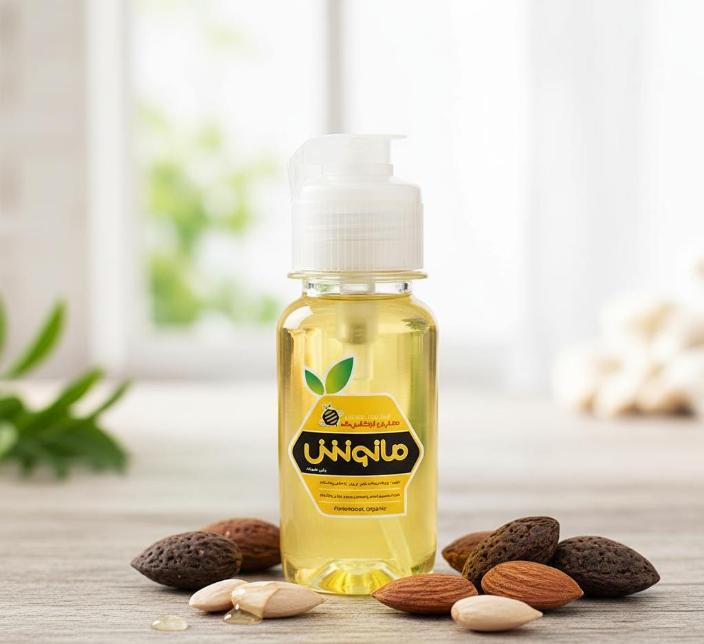 روغن بادام تلخ مانوش ارگانیک