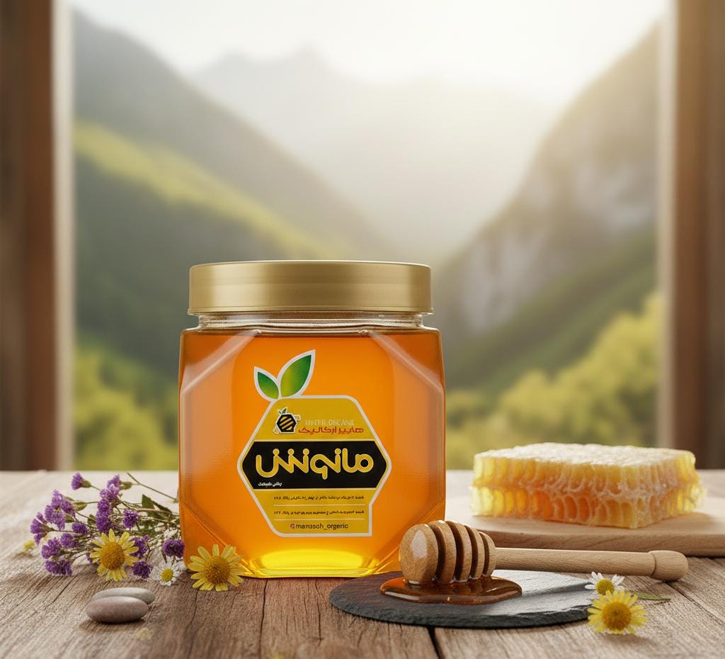 خرید عسل کوهستان مانوش ارگانیک
