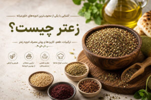 ادویه زعتر چیست؟ آشنایی با ترکیبات، کاربردها، روش مصرف و نحوه نگهداری ادویه زعتر مانوش