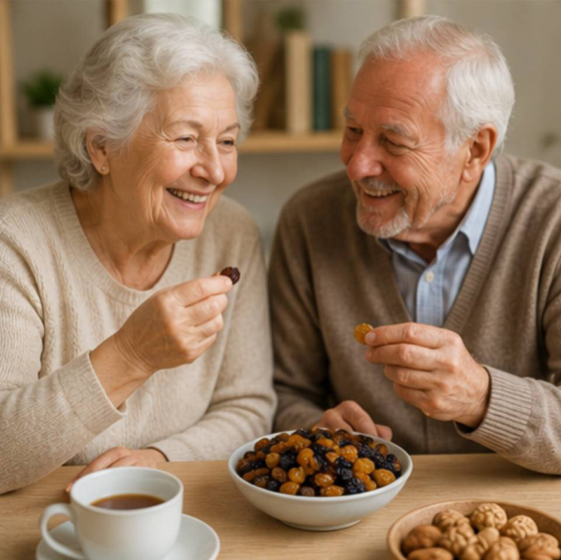مویز یا کشمش برای سالمندان