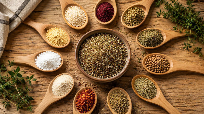 ادویه زعتر در چه غذاهایی استفاده می‌شود؟